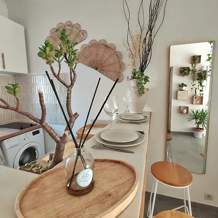 Apartamento Jungle Bohème - à 3 Minutes De La Promenade Des à Pieds